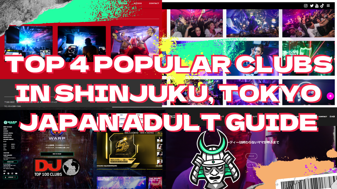 Clubs in Shinjuku Tokyo Japan Adult Guide